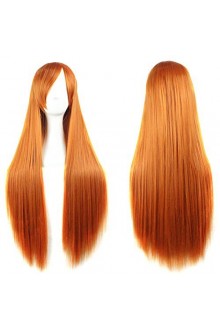 Outop Long Straight Anime Supia-Yisol Cosplay Wigs 80cm Orange